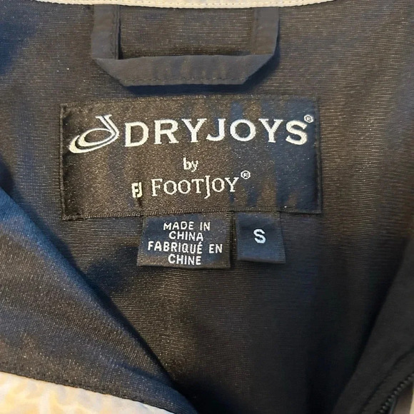 DRYJOYS BY FOOTJOY MEN'S SIZE SMALL WINDBREAKER GOLF JACKET WITH LINING S/S - Picture 6 of 9